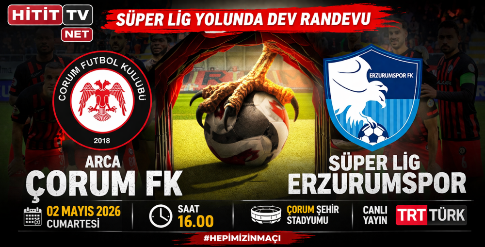 Arca Çorum FK - Şampiyon Erzurumspor Maçı