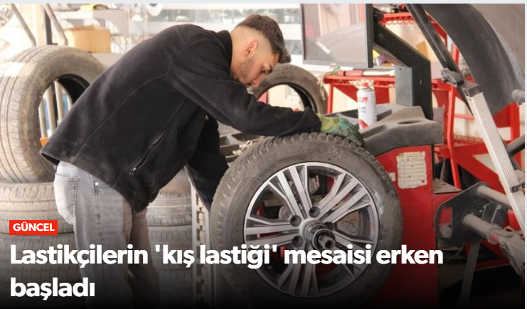 Çorum’da Kış Lastiği Mesaisi Başladı