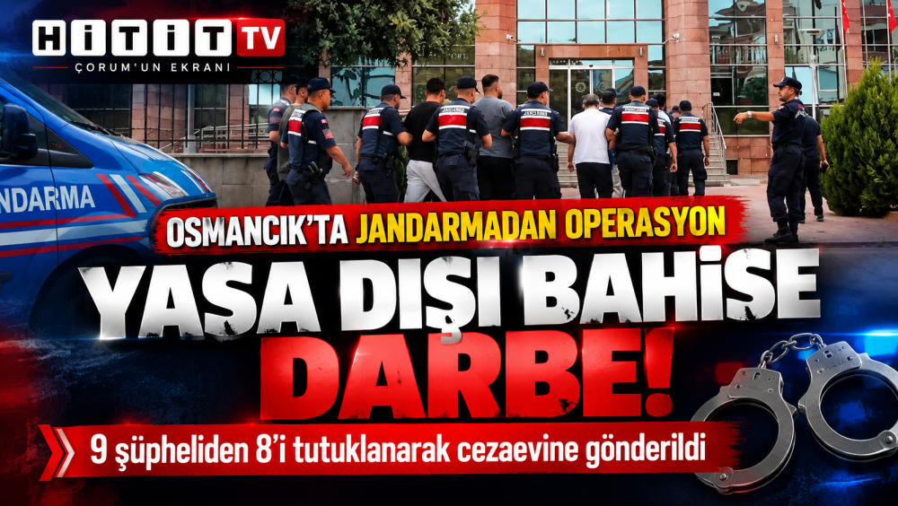 Çorum’da yasa dışı bahis operasyonunda 8 şüph…