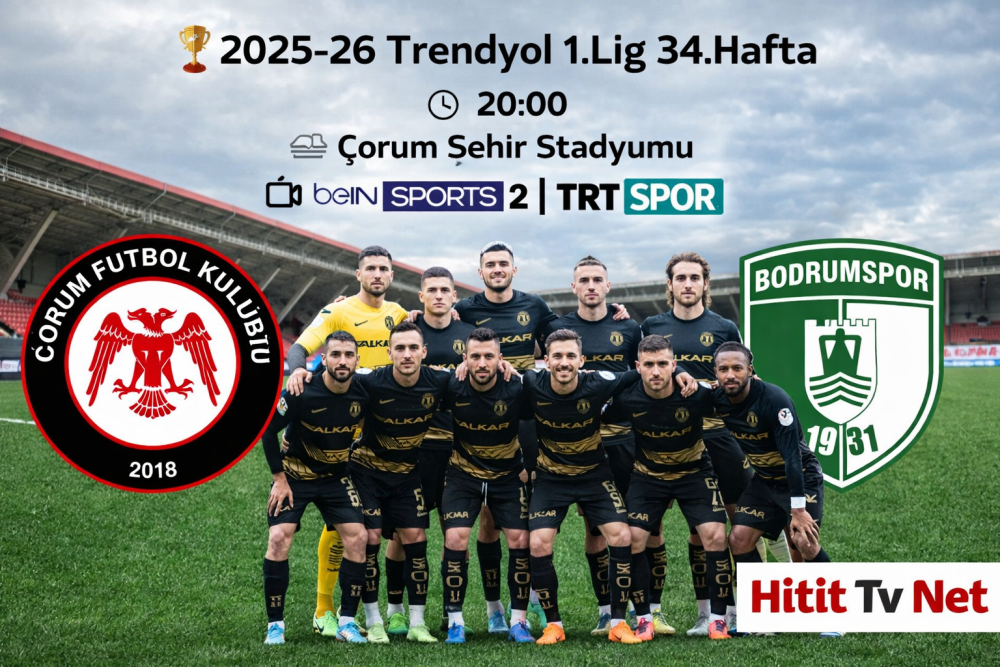 Çorum FK - Bodrum Spor 34. Hafta Maçı