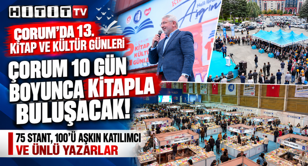Çorum Kitap Fuarı 30 Ekim'de Başlıyor! 