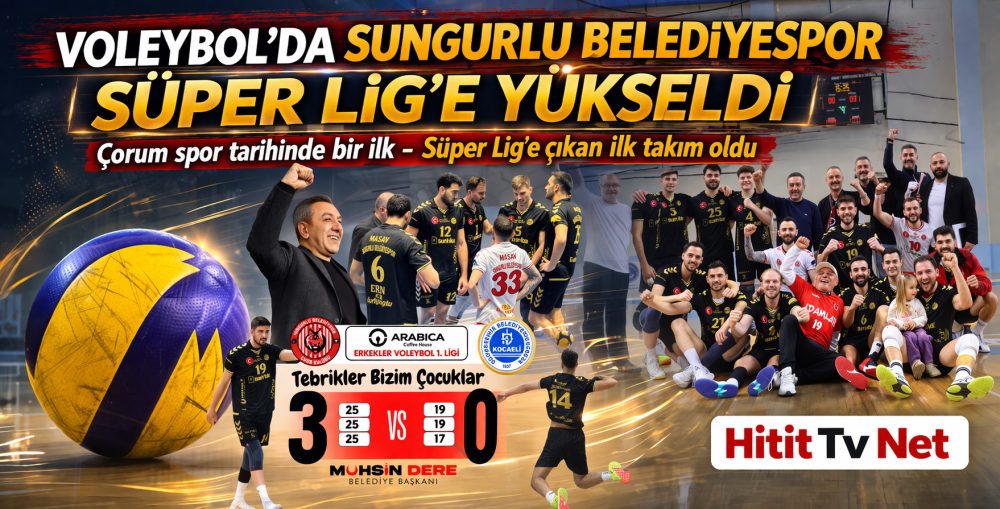 Çorum Spor Tarihinde Bir İlk  Voleybol Takımı…