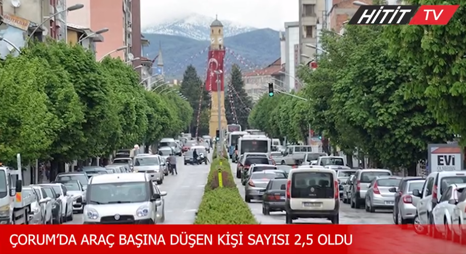 Çorum yolları artık daha kalabalık