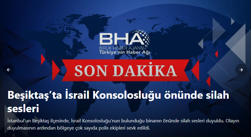 İstanbul’da Silah Sesleri! İsrail Konsolosluğ…