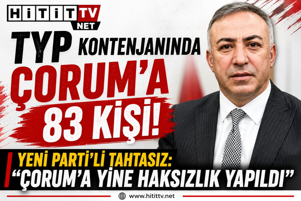 Mehmet Tahtasız TYP Kontenjanını Gündeme Taşı…