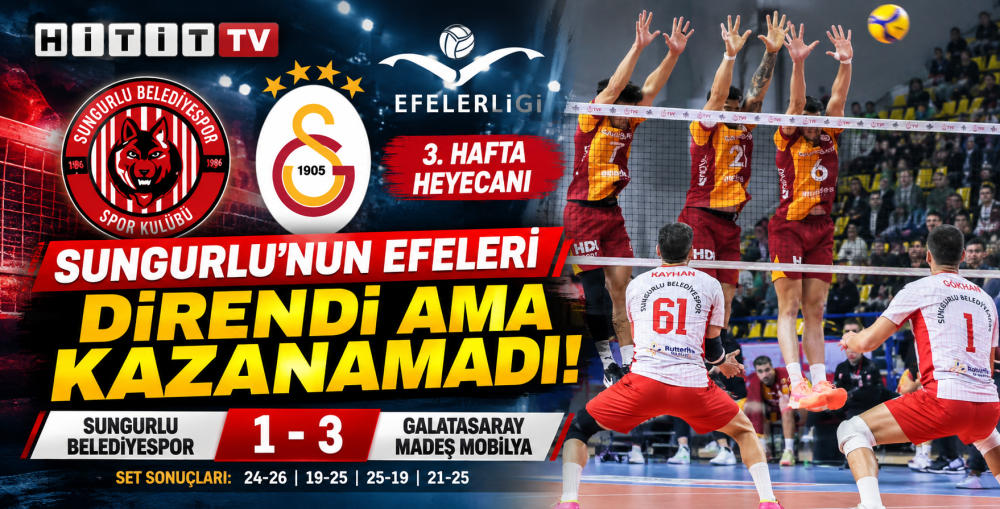 Sungurlu Belediyespor 1–3  Galatasaray Madeş …