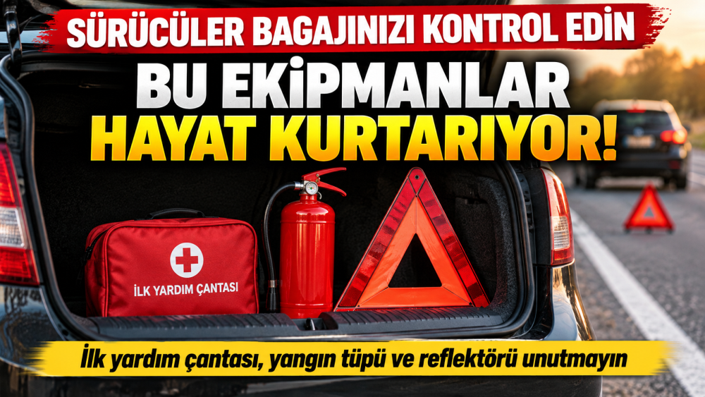 Sürücüler Dikkat: Aracınızda bu güvenlik ekip…