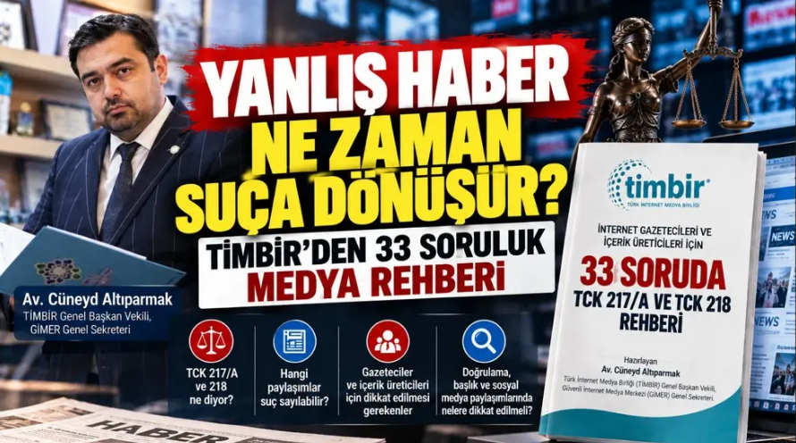 TİMBİR’den medya için kritik rehber: “Yanıltıcı bi…